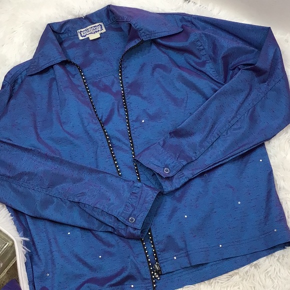 Kokomo vintage iridescent 3pc pant set M - Picture 11 of 12